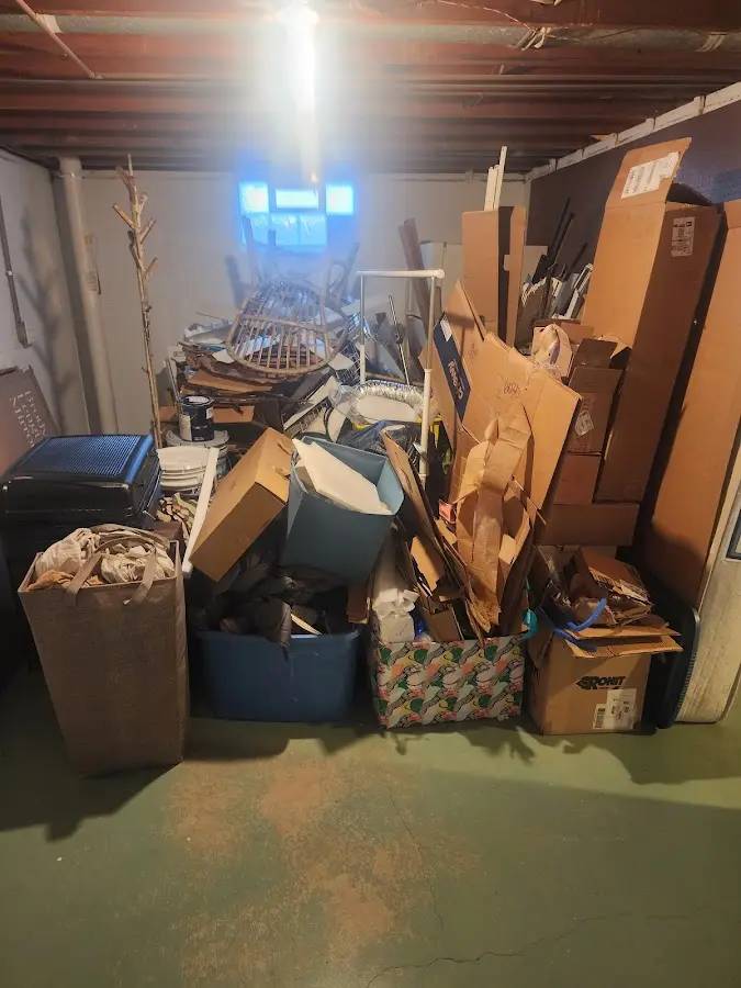 Roll-off dumpster container at job site for Roll Off Dumpster Rental in Germantown